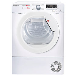 Hoover Dynamic Mega DMHD1013A2 Freestanding Heat Pump Tumble Dryer, 10kg Load, A++ Energy Rating, White